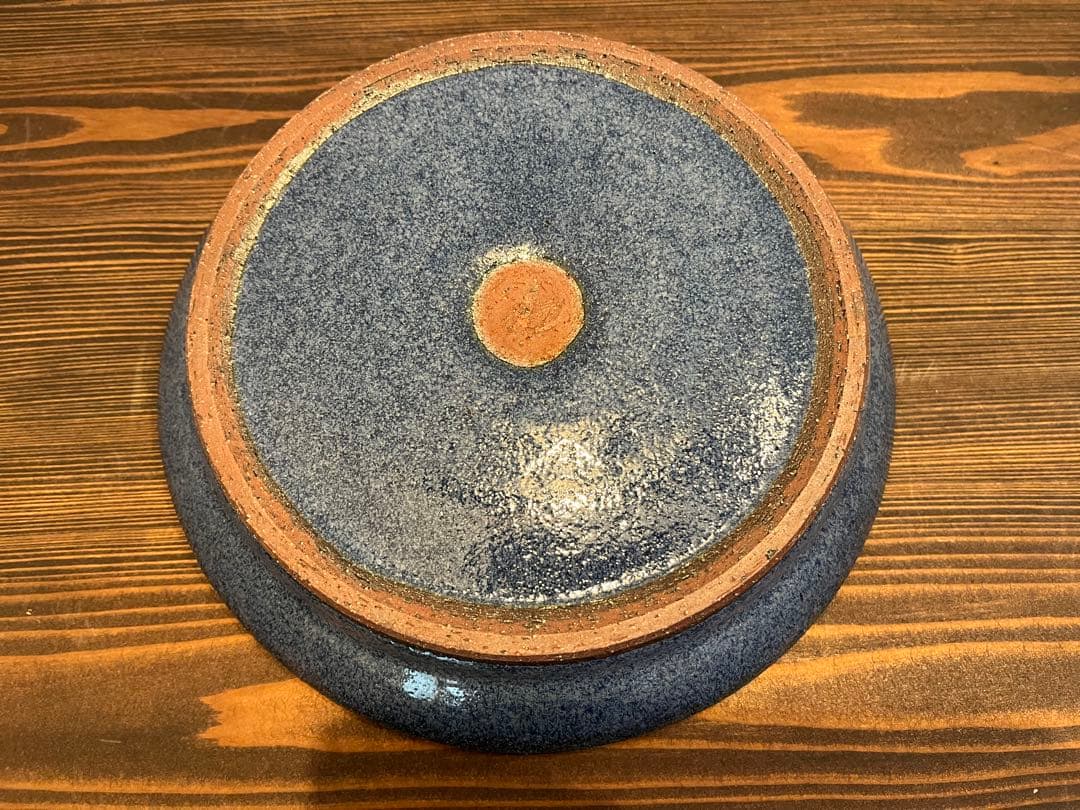 小澤基晴さん　すみれ７寸深皿　１枚　作家さん器　未使用品