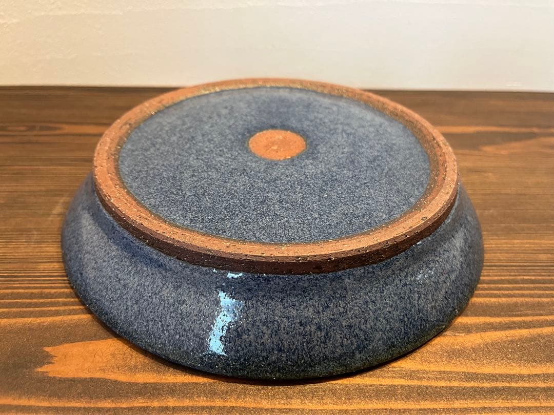 小澤基晴さん　すみれ７寸深皿　１枚　作家さん器　未使用品