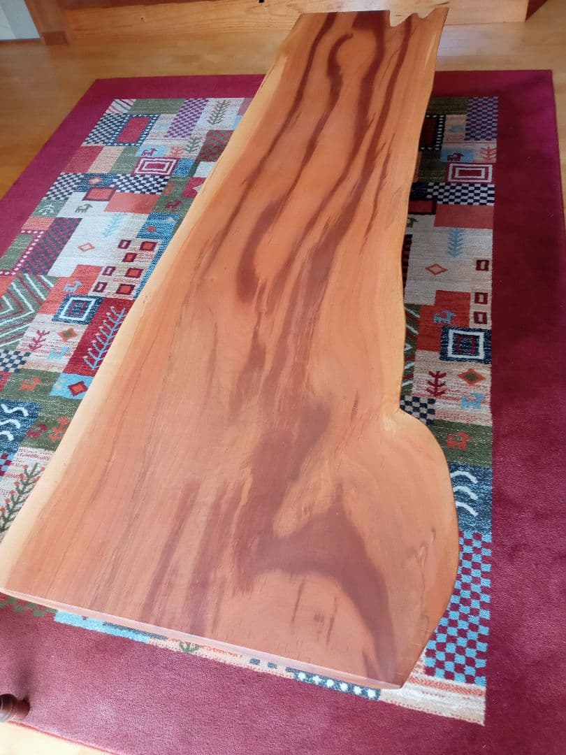 厚さ5㌢桜一枚板　オイル仕上げ　天板のみ