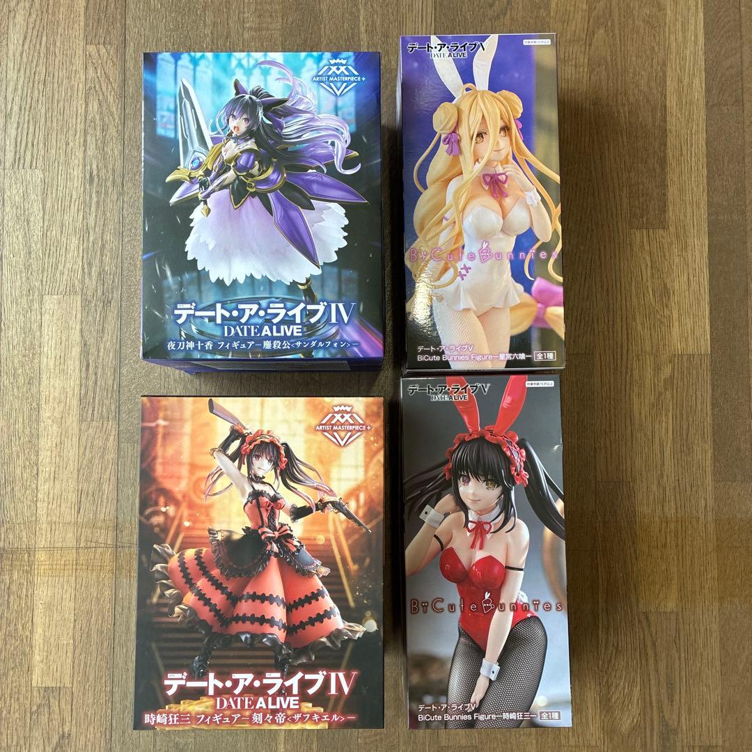 デート・ア・ライブ フィギュア　4個セット