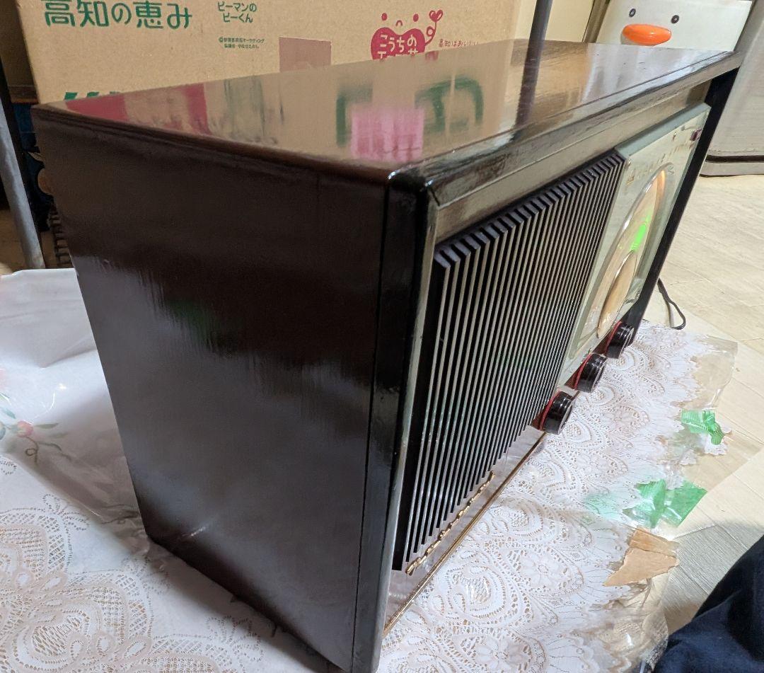 珍品　動くマジックアイ　Bluetooth付　昭和レトロ真空管ラジオ