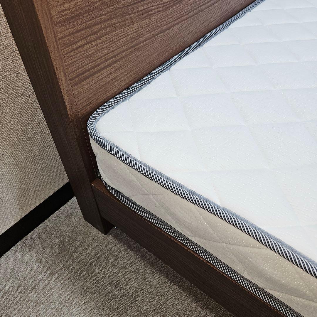 木製セミダブルベッドフレーム 収納付き東京23区全域送料無料