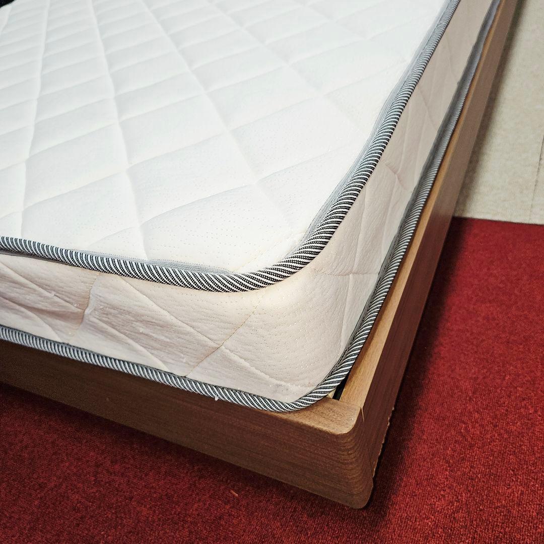 木製セミダブルベッドフレーム 収納付き東京23区全域送料無料