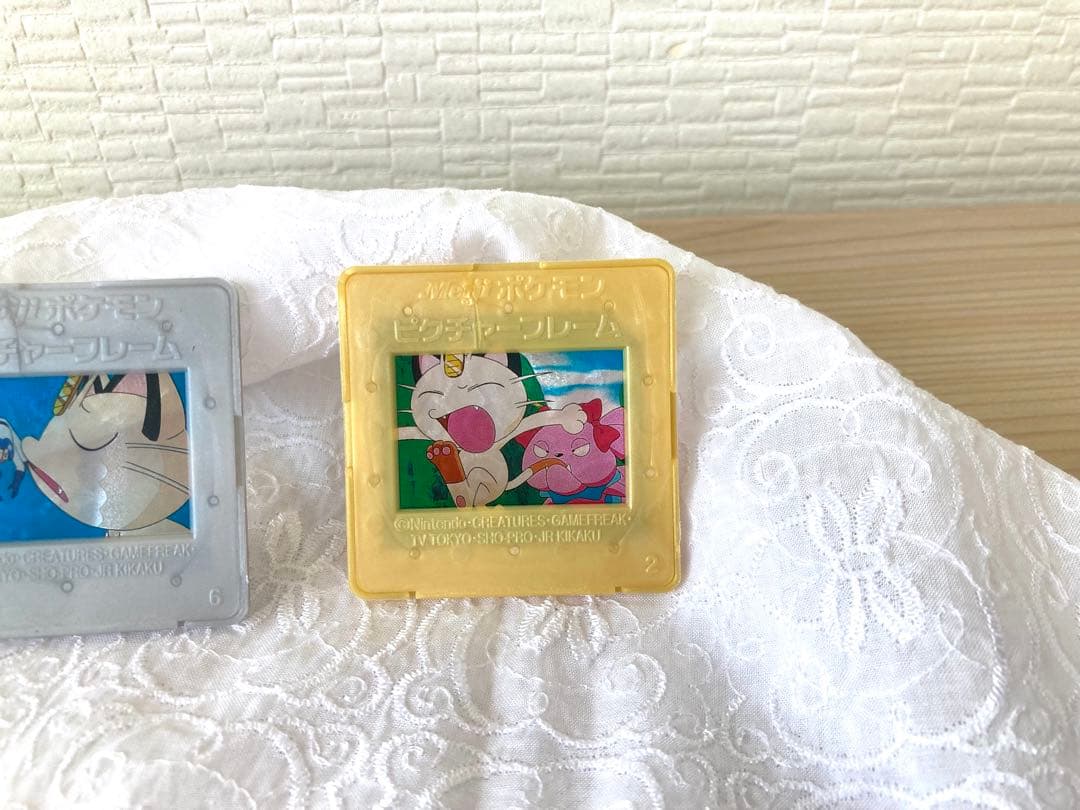 Meiji ポケモン ピクチャーフレーム 3点 #ロケット団、ニャース、ブルー