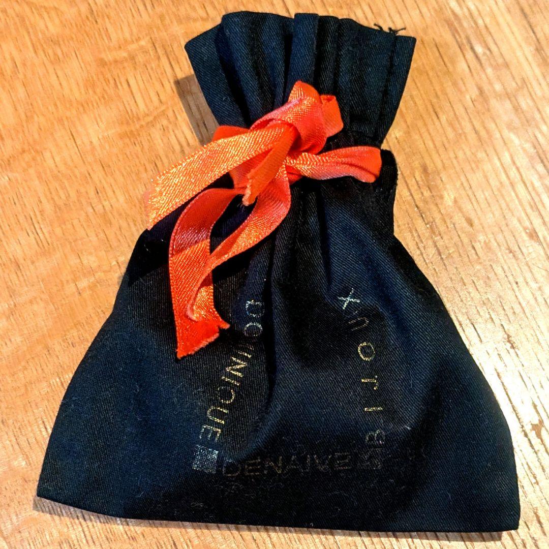 【美品】Dominique Denaive　イヤリング　黄色Plage