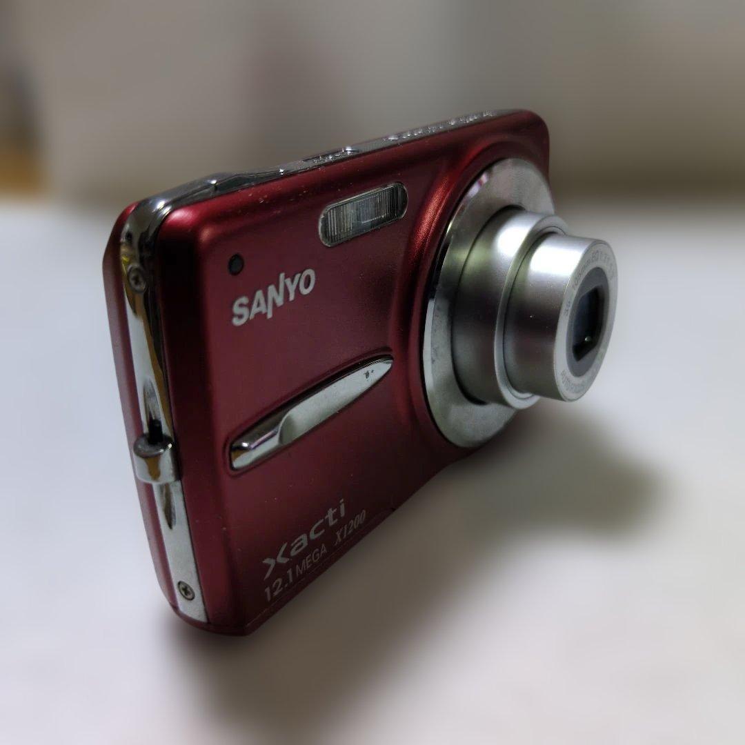 SANYO Xacti X1200 赤 12.1メガピクセル動作確認品　動作品