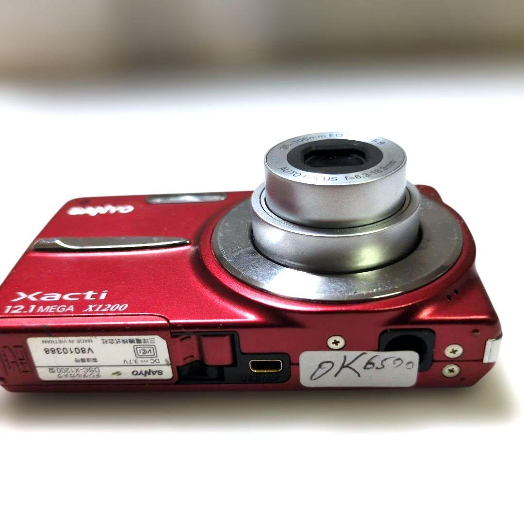 SANYO Xacti X1200 赤 12.1メガピクセル動作確認品　動作品