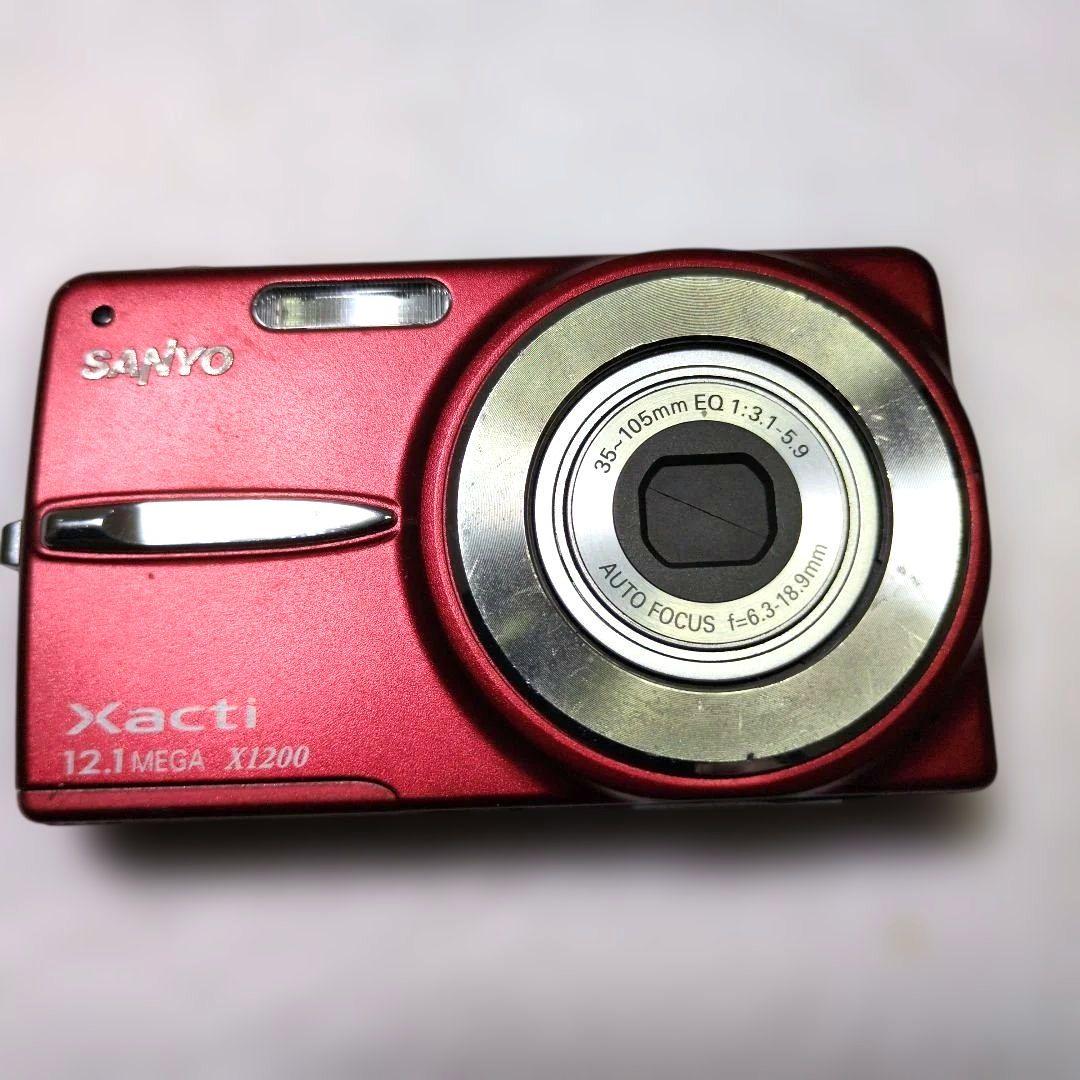 SANYO Xacti X1200 赤 12.1メガピクセル動作確認品　動作品