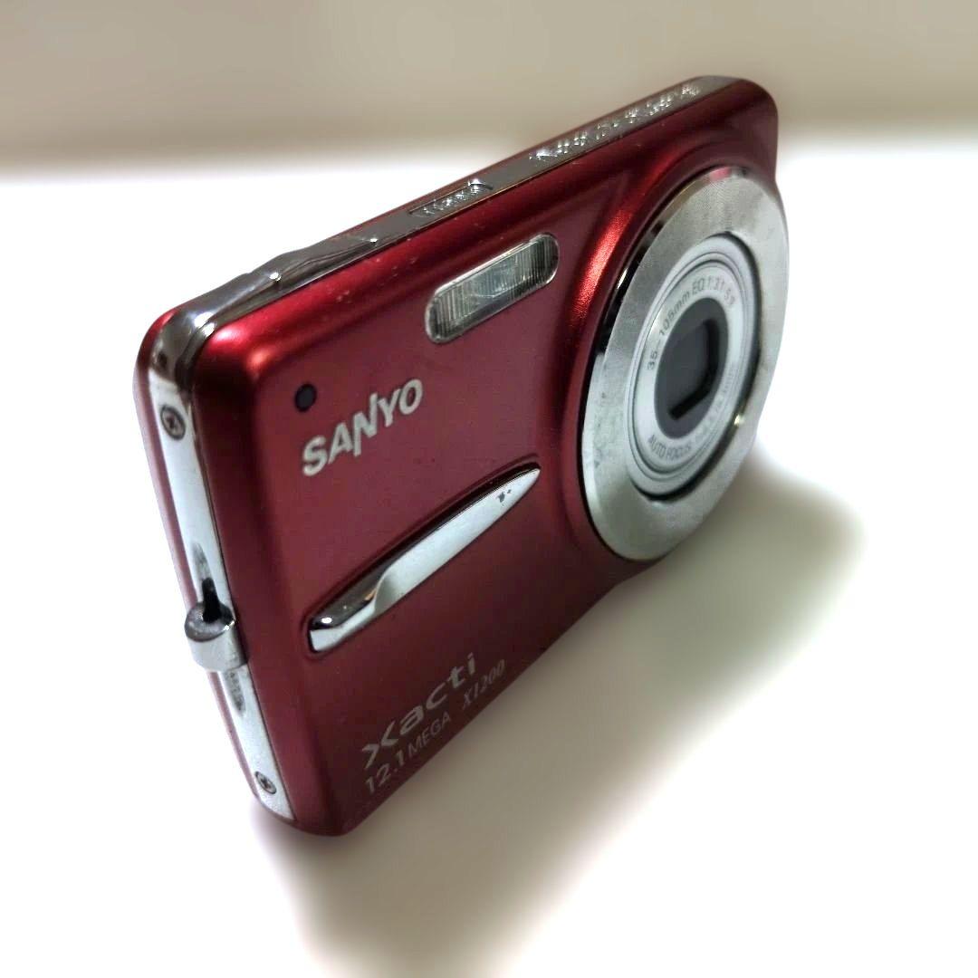 SANYO Xacti X1200 赤 12.1メガピクセル動作確認品　動作品
