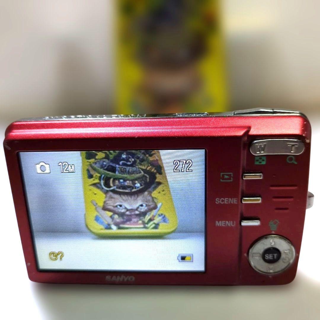 SANYO Xacti X1200 赤 12.1メガピクセル動作確認品　動作品