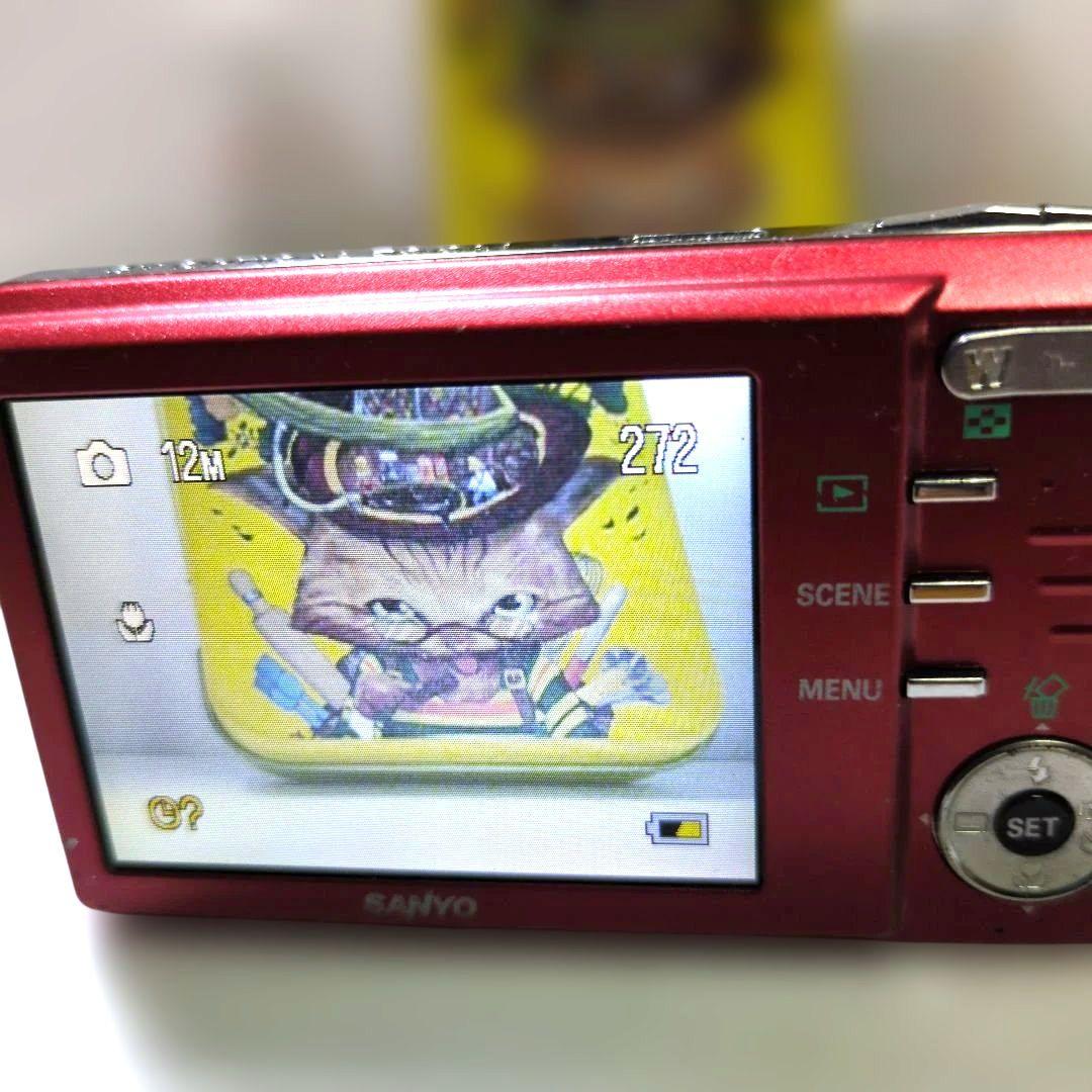 SANYO Xacti X1200 赤 12.1メガピクセル動作確認品　動作品