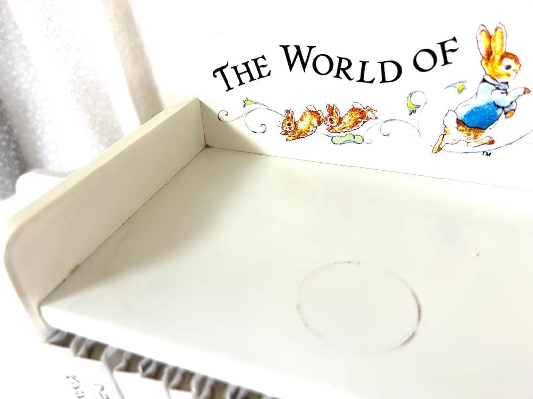 【イギリス購入品】ピーターラビット 絵本　フレデリック・ウォーン社製　木製　本立