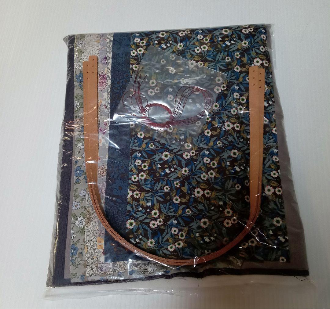 パッチワークデザイン トートバッグ・ハンドメイドキッド（新品）説明書付き