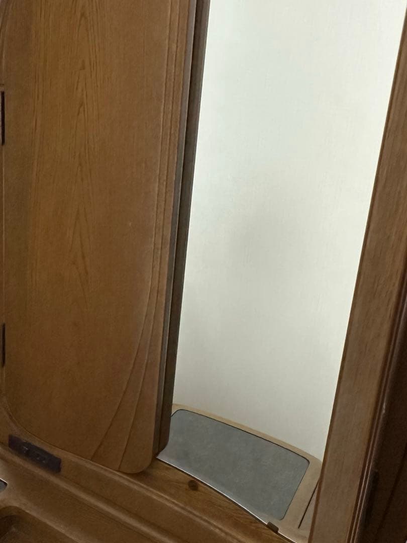 木製　ドレッサー　三面鏡　三面鏡ドレッサー　鏡台　木製　美品