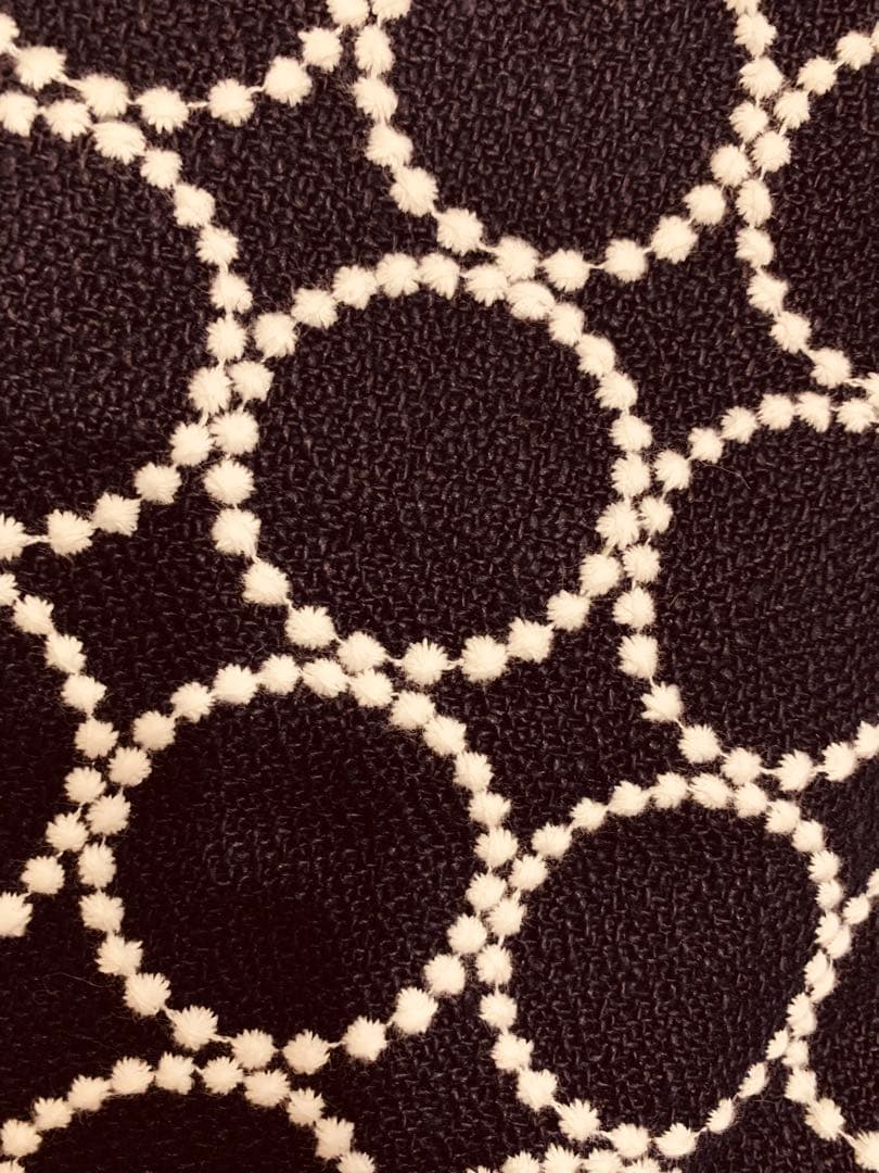 ミナペルホネン　タンバリン　ネイビー＆ホワイト　ハンドメイド　トートバッグ