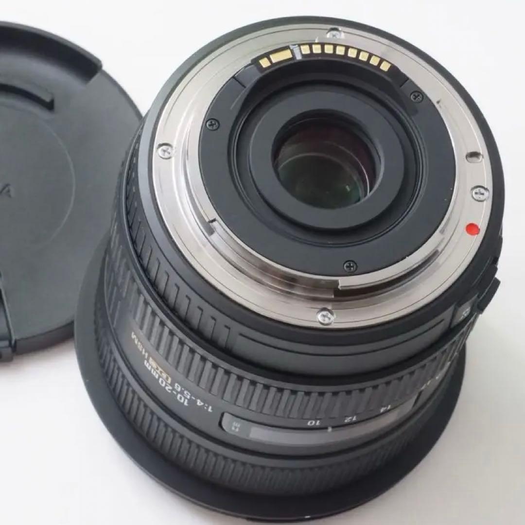 【美品】シグマ10-20mm超広角レンズ❤プロ並みの写真も撮れる❤キャノンEF用