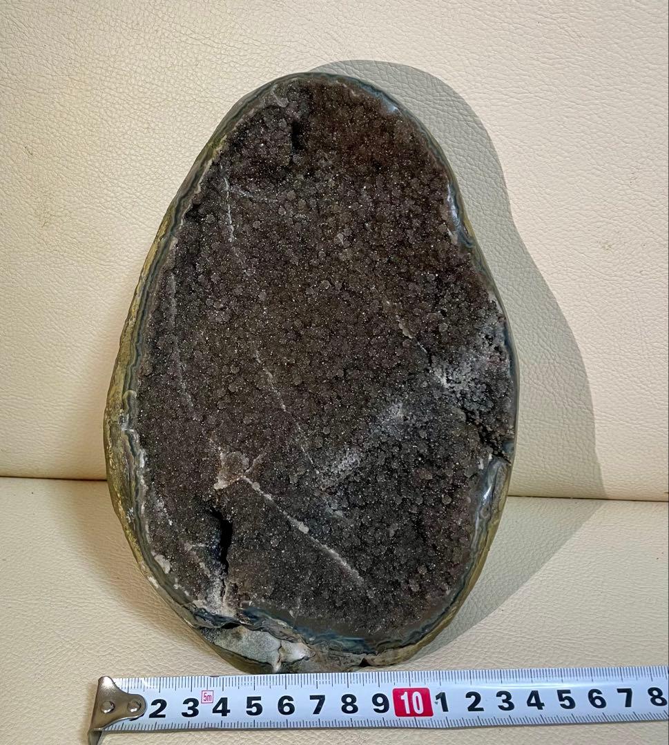 ドゥルージー水晶 ドーム シュガー クリスタル グリーンアメジスト 約2.5キロ