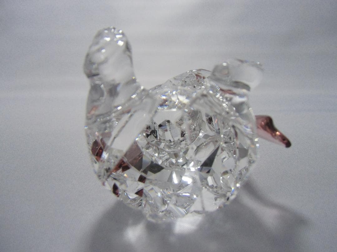 SWAROVSKI カットクリスタル クマと魚　A049