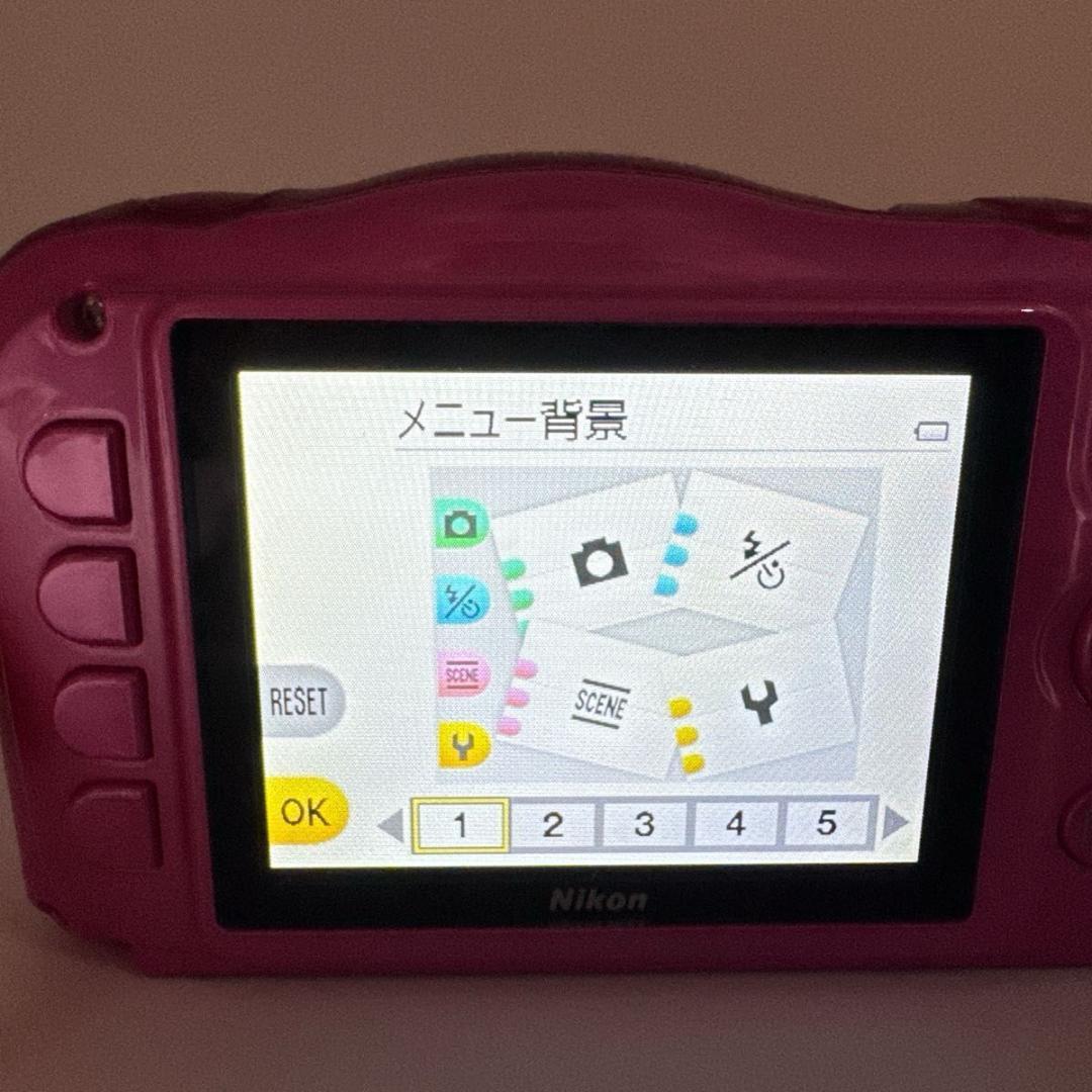 Nikon COOLPIX W100 ピンク 防水 コンパクトデジタルカメラ