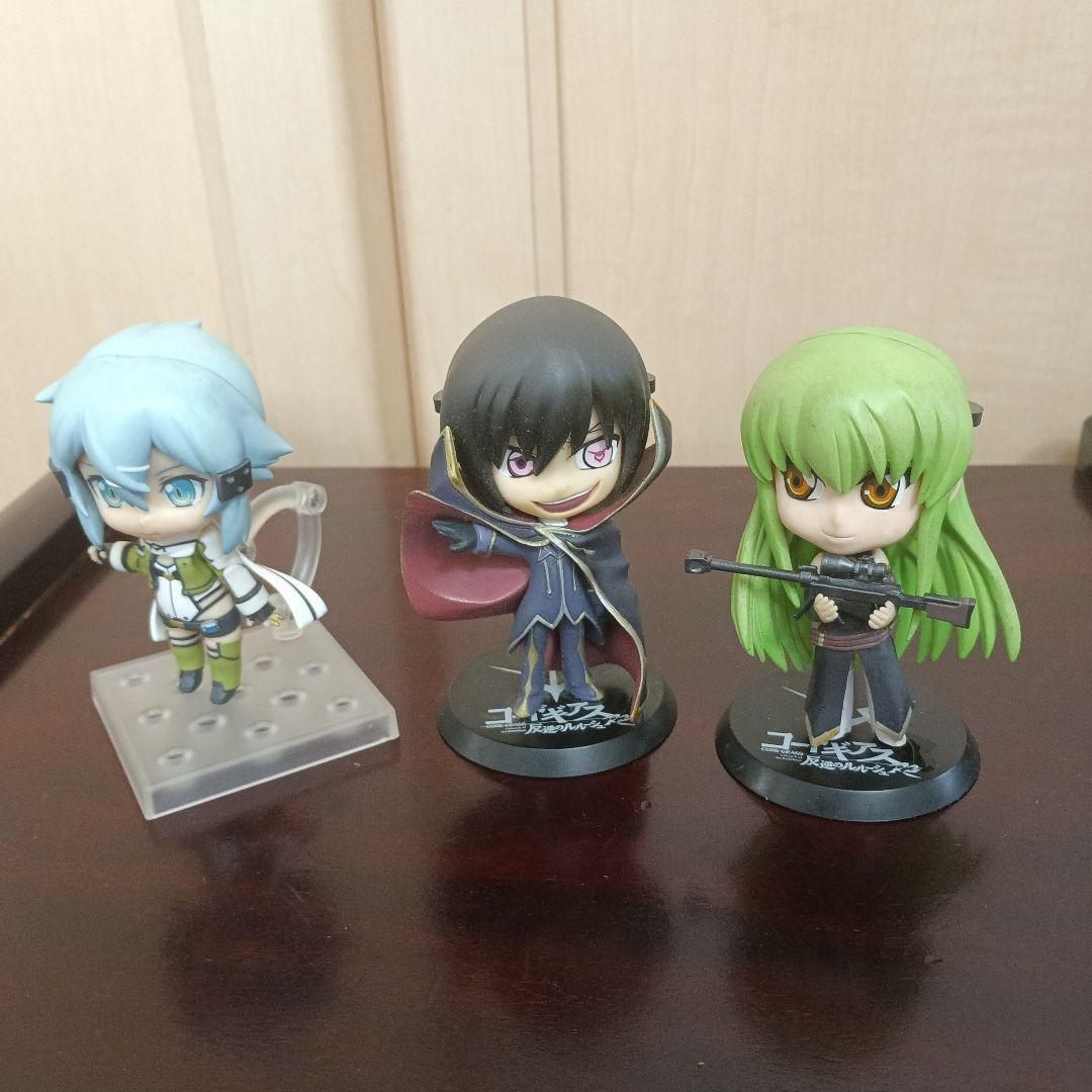 ソードアート・オンライン シノン & コードギアス ルルーシュ、CC フィギュア