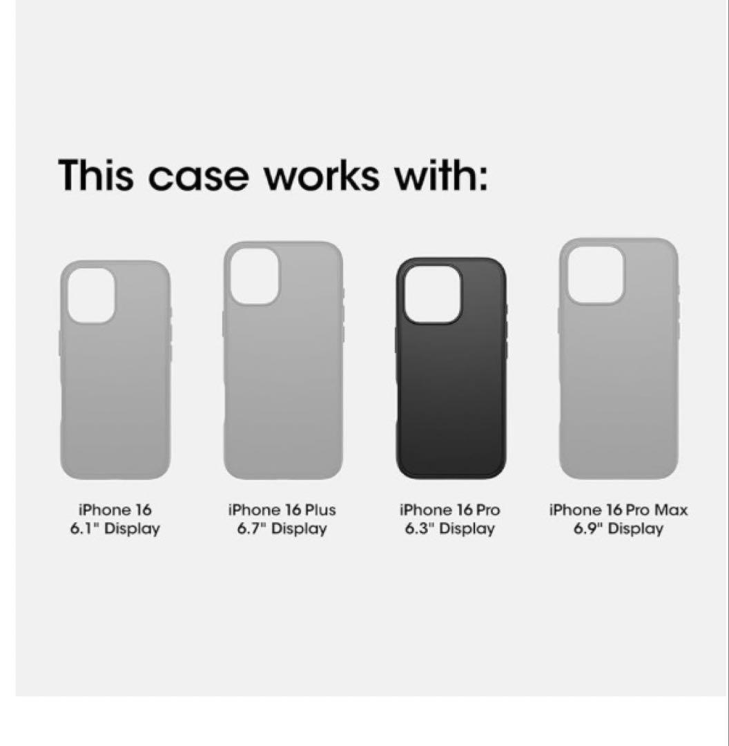軍事規格の3倍の強度 iPhone 16 Pro用(オッターボックス〕