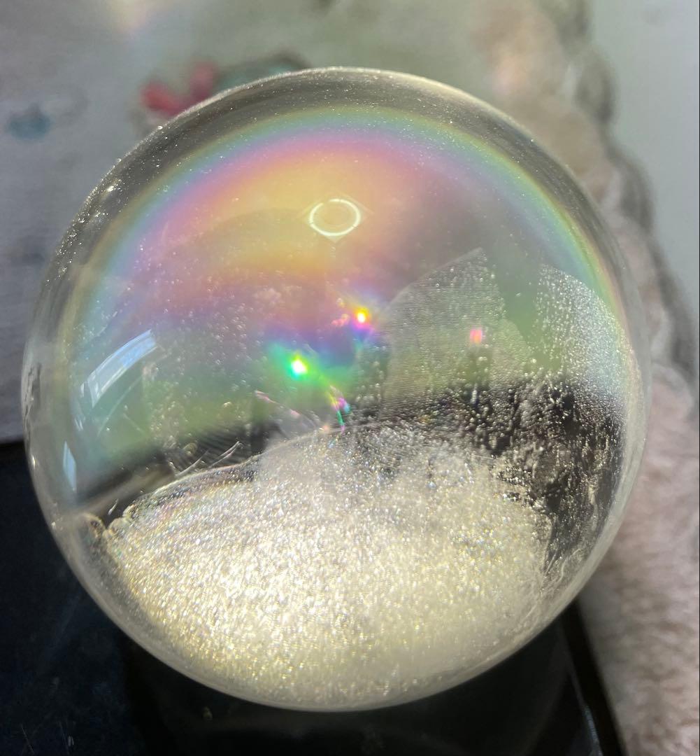 まとめ購入アイリスクォーツ 虹入 クリスタル 水晶丸玉 レインボー 魔除 開運