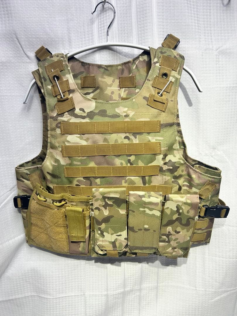 マルチカム タクティカルベスト カモ柄 サバゲー用 L〜LLサイズ