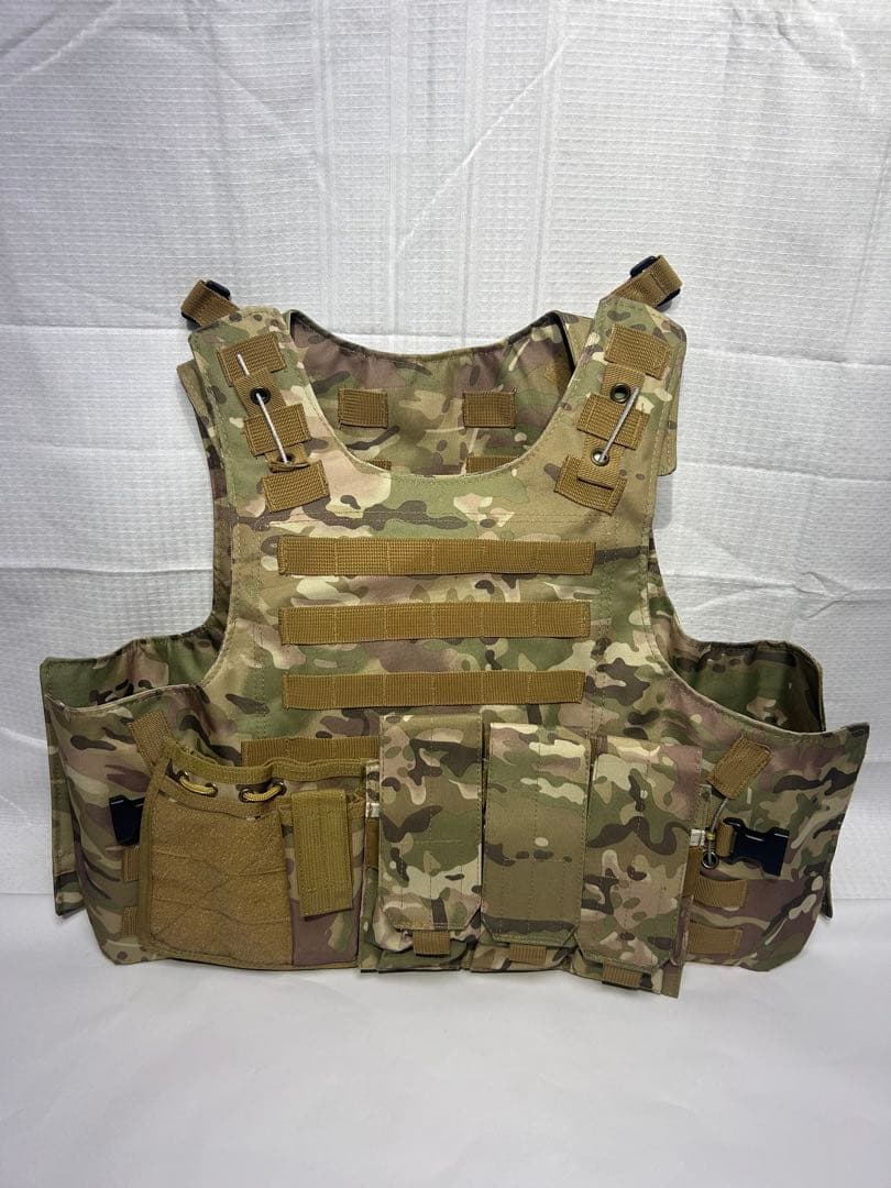 マルチカム タクティカルベスト カモ柄 サバゲー用 L〜LLサイズ