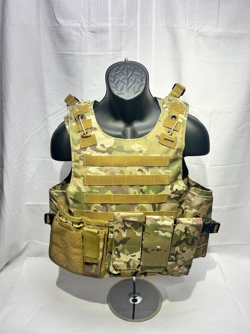 マルチカム タクティカルベスト カモ柄 サバゲー用 L〜LLサイズ