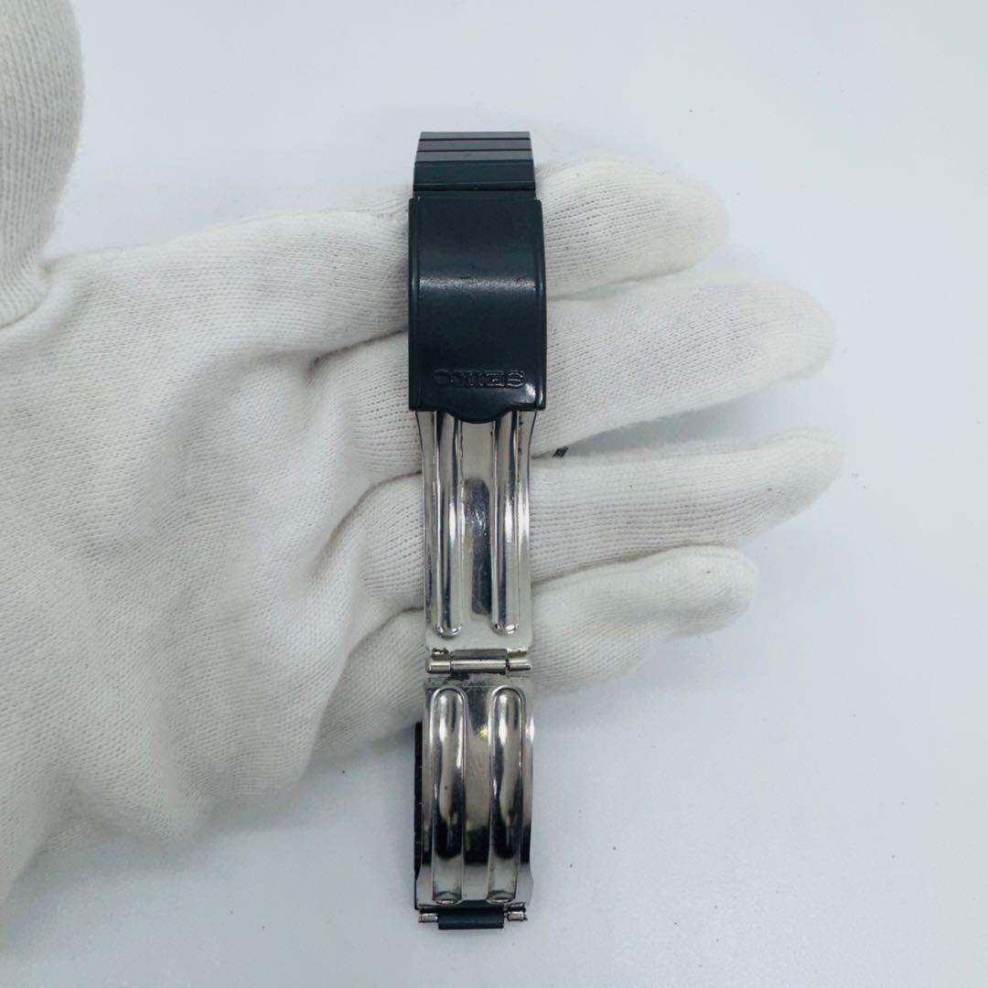 ✨SEIKO✨セイコー✨7431-6120✨クォーツ✨ブラック文字盤✨腕時計✨