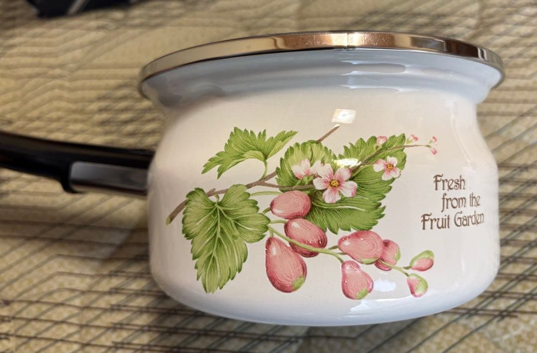 【新品未使用】象印 16cm 18cm ホーロー鍋 昭和レトロ レア