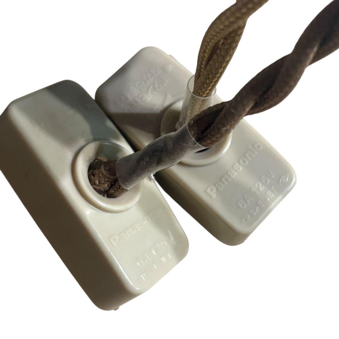 ペンダントライト　琥珀色　アンティーク　クリアガラス　LED