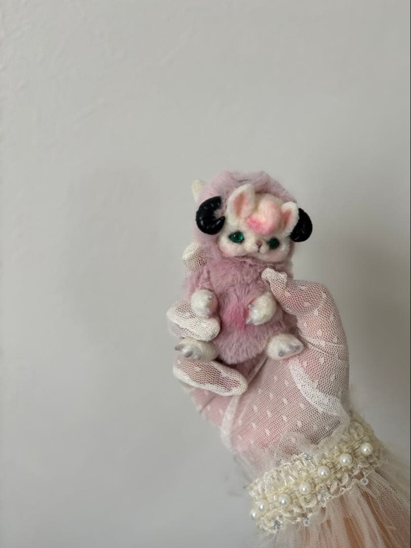 アートドール　ましゅまろ幻獣42 羊毛フェルト