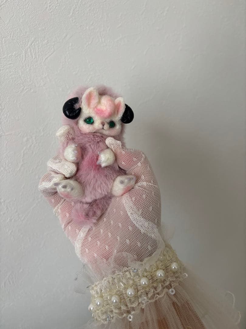 アートドール　ましゅまろ幻獣42 羊毛フェルト