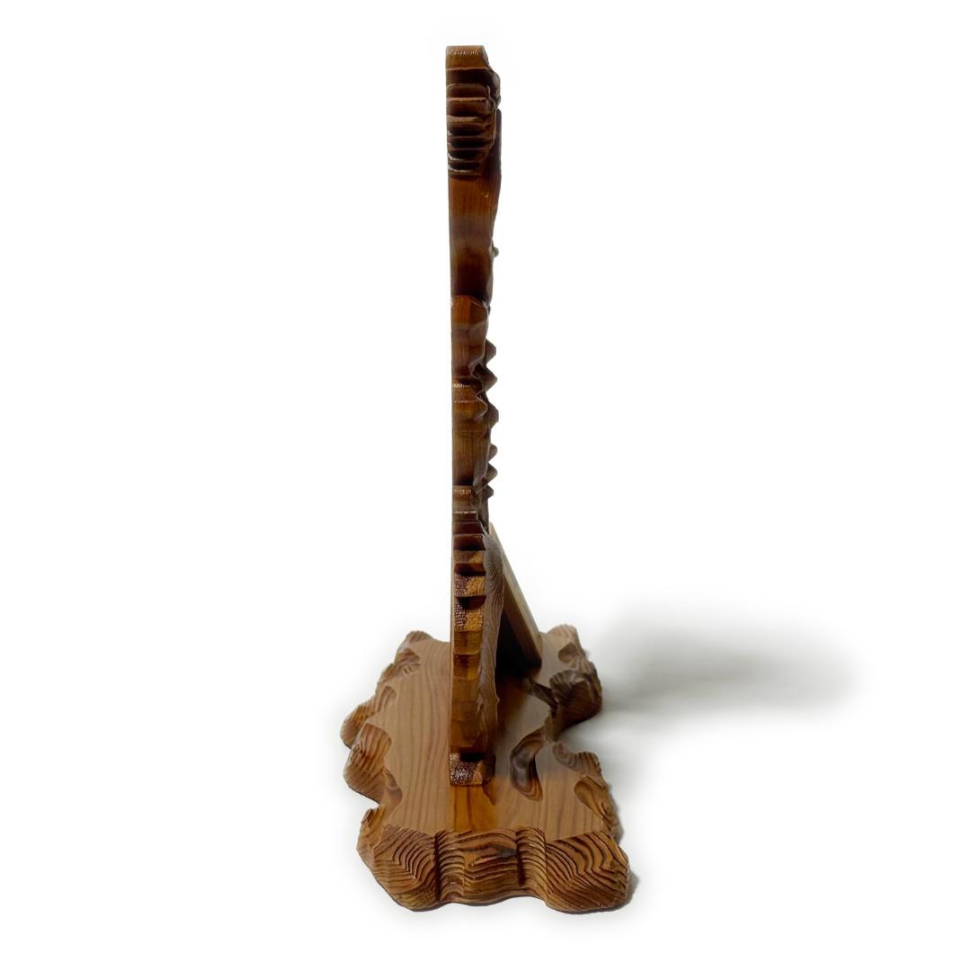 希少品✨ 龍光【種光作】《屋久杉 彫刻 木彫り 貴重品 骨董品 古美術 美品》