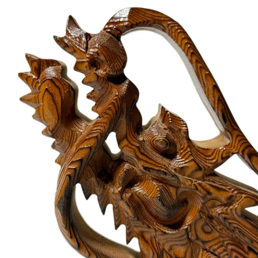 希少品✨ 龍光【種光作】《屋久杉 彫刻 木彫り 貴重品 骨董品 古美術 美品》