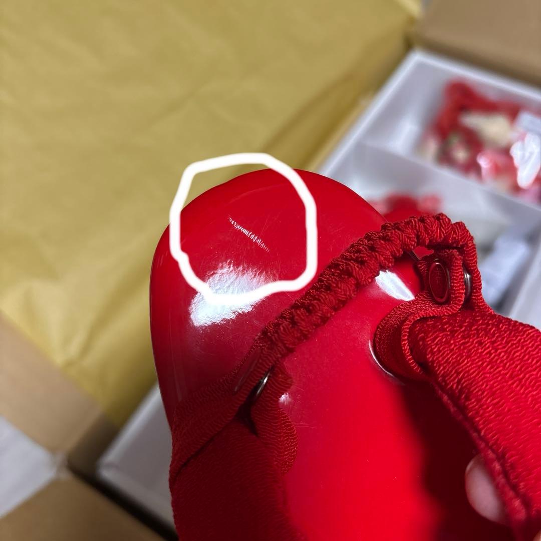 七五三 着物セット 赤 花柄刺繍