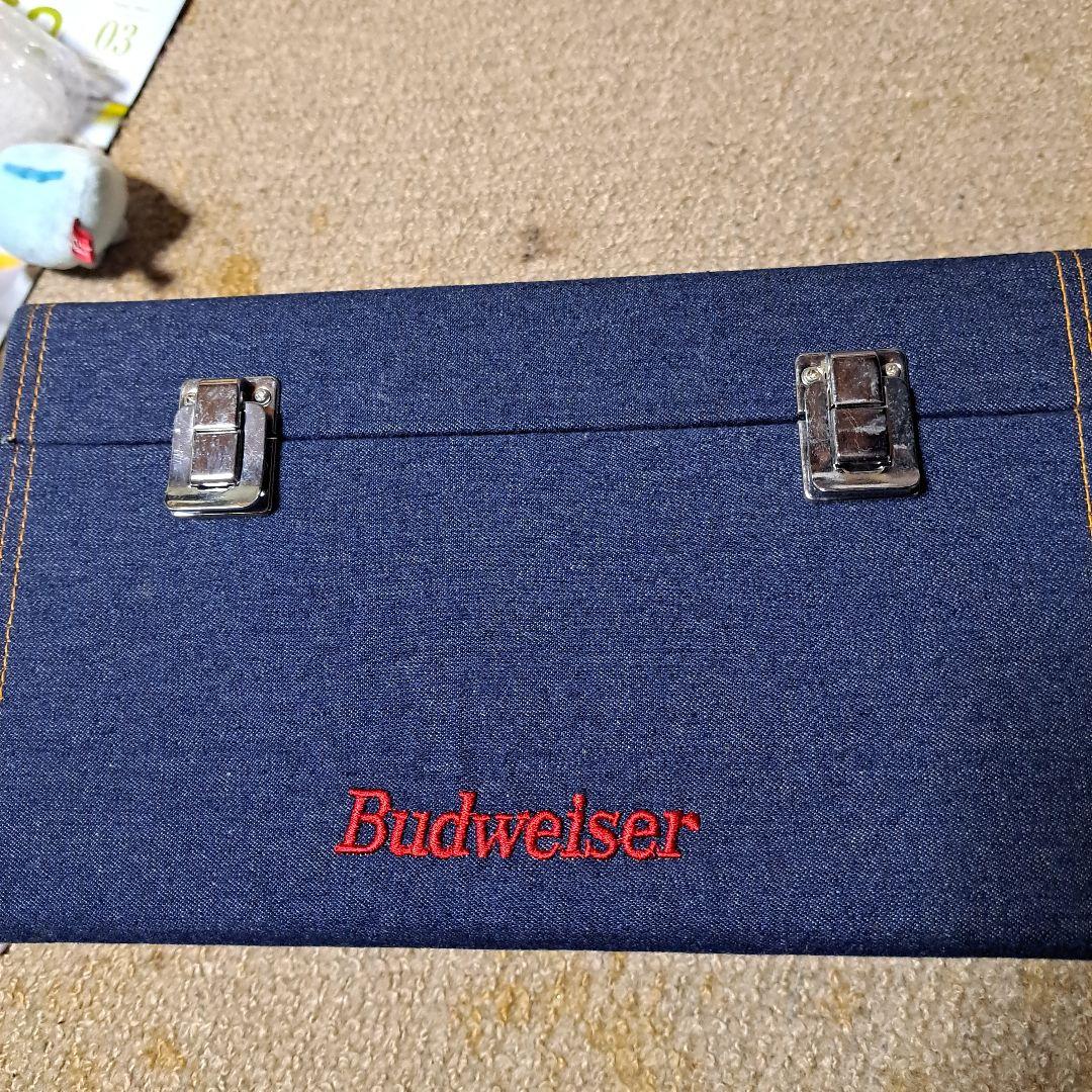 Budweiser　カセットケース？取っ手付きボックス　ヴィンテージ　希少レア