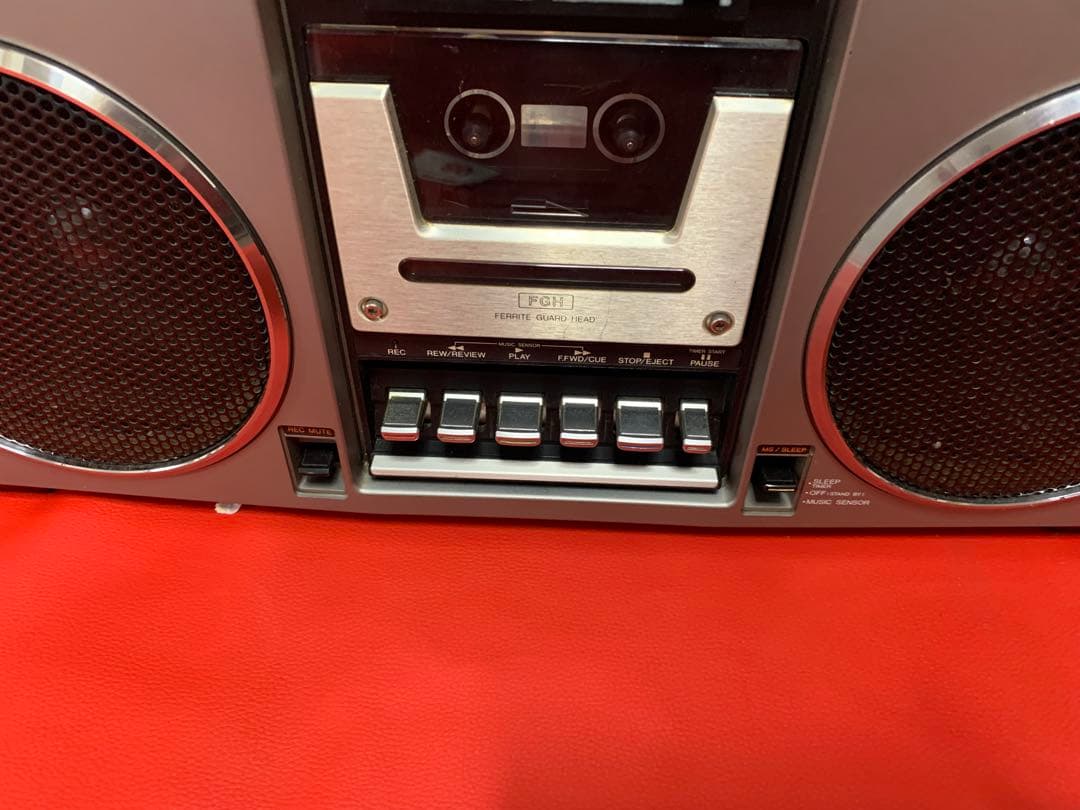 美品希少AIWAラジカセ CS-80 昭和レトロ ラジカセ 中古動作品