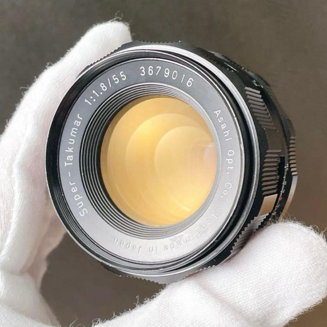 【虹色フレア】スーパータクマー 55mm f1.8 M42 整備済