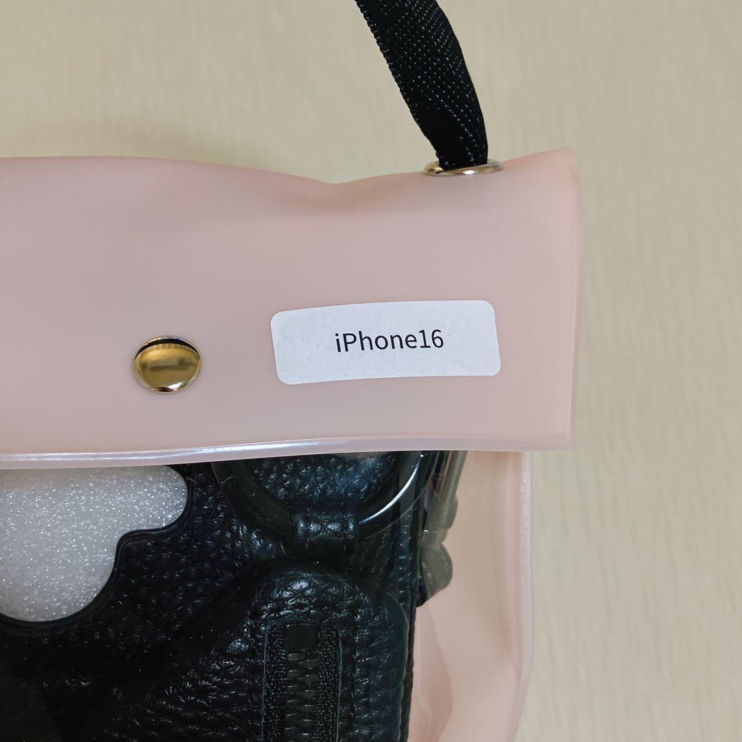 ajew エジュー 別注 iPhone16 紐付き トリプルブラック 限定カラー