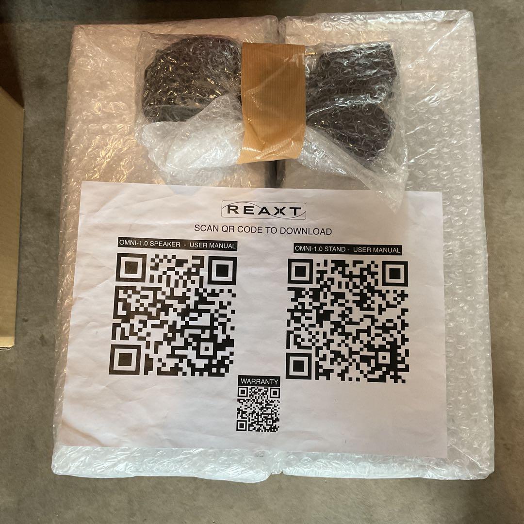 【レア】REAXT Bluetooth バックホーン スピーカー ペア