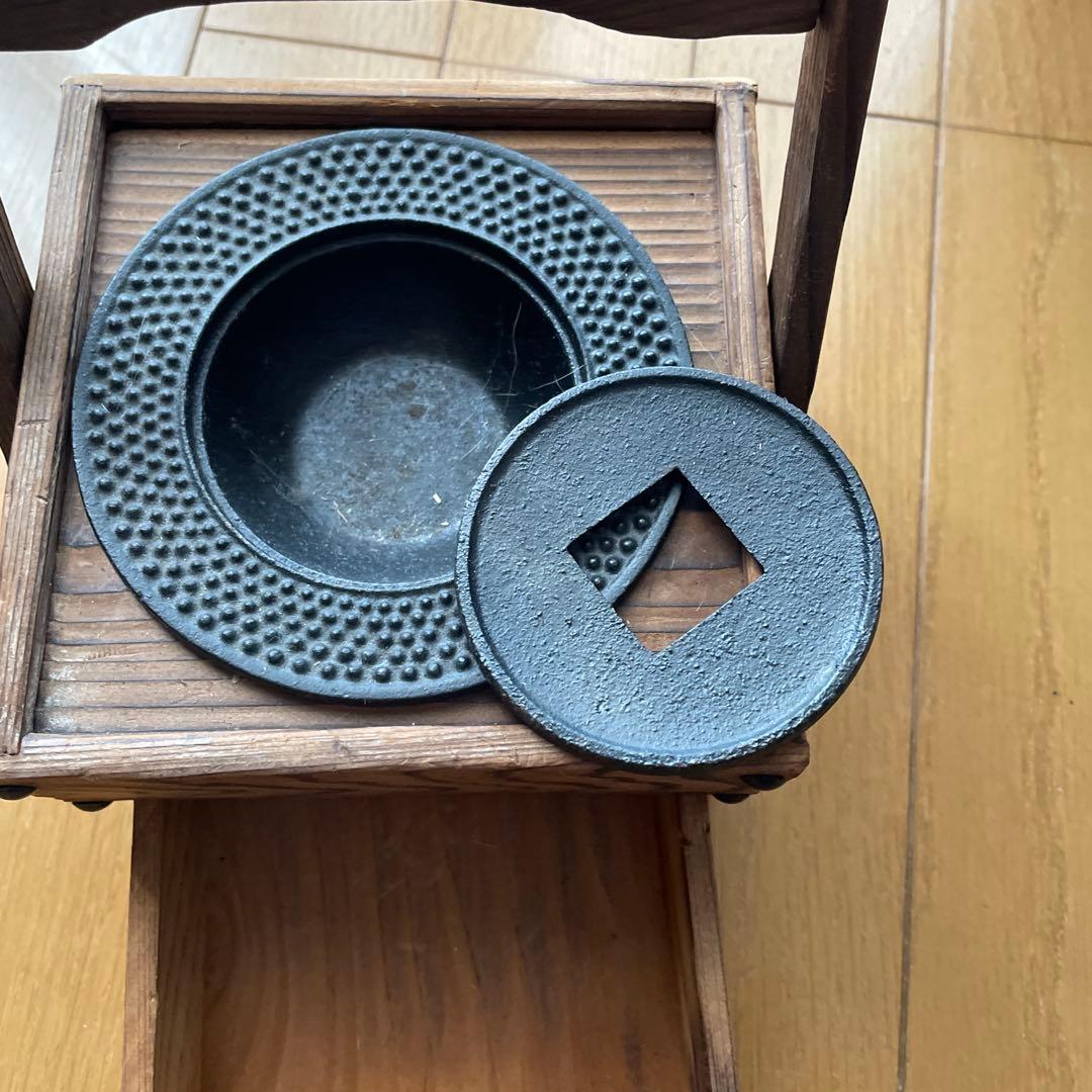 木製煙草盆　たばこぼん　灰皿【年代物】