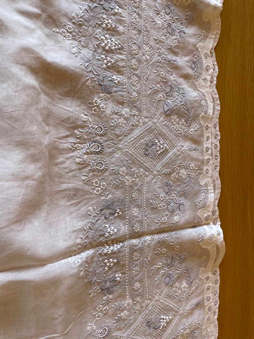 汕頭　スワトウ　SWATOW　手刺繍刺繍　テーブルクロス　希少