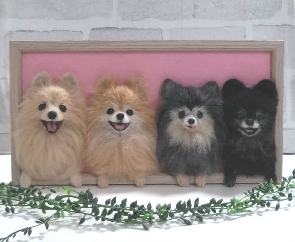 ポメちゃんグッズ多めです♡うちの子オーダー♡羊毛フェルト♪ハンドメイド☆