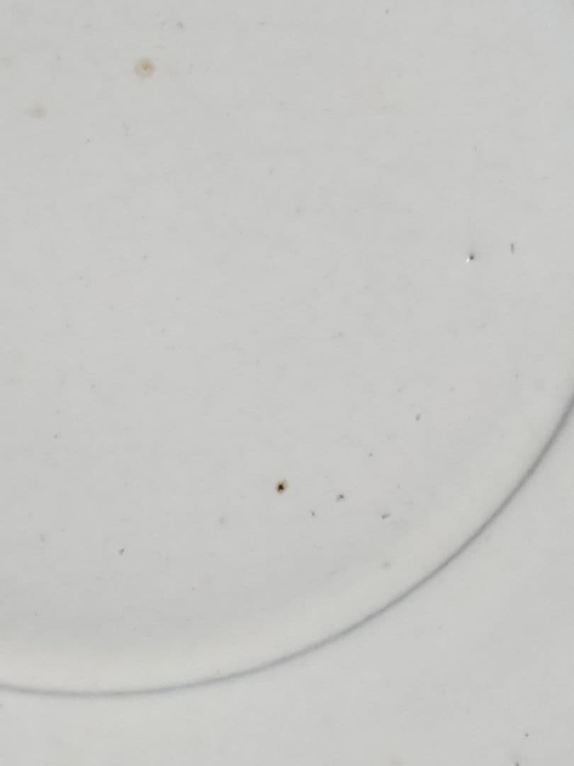 郡司庸久　郡司製陶所　リム皿　27cm　白　益子焼　作家もの