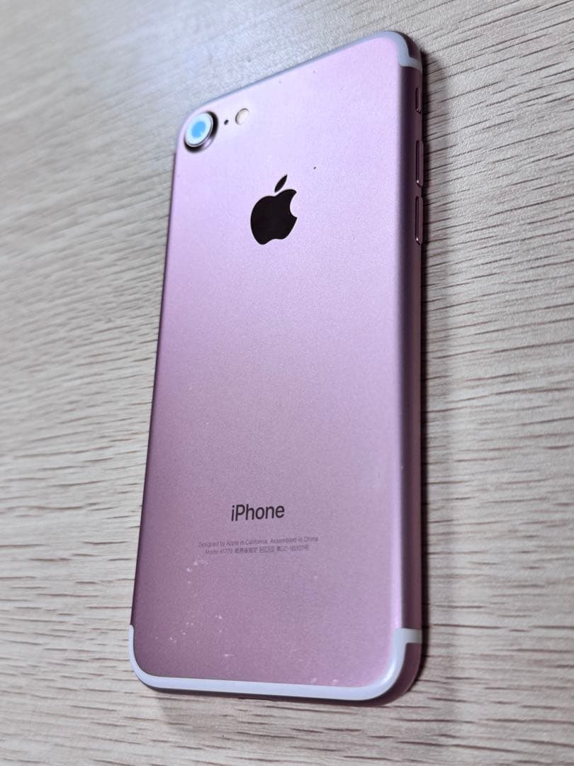 iPhone 7 ローズゴールド 128GB SIMフリー バッテリー75%