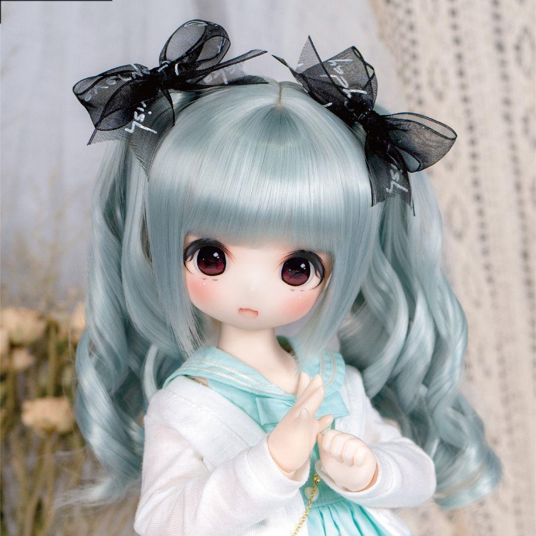 WY101 BJD 1/4 人形 ドール ウィッグ カツラ 耐熱 ハンドメイ