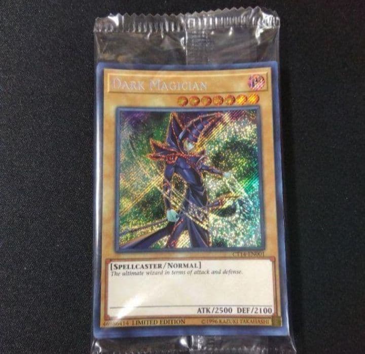 遊戯王　カード　ブラック・マジシャン　シークレット　英語　最安　ct14　未開封