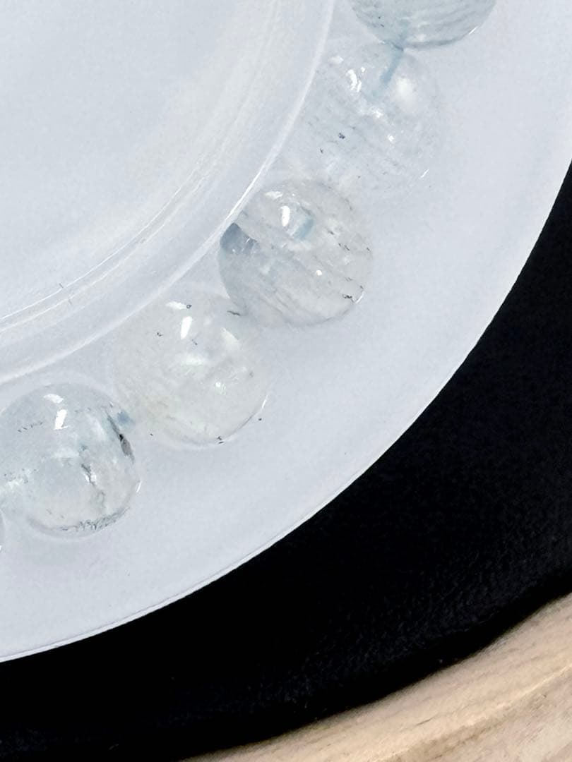 bluee feathers 〈No.27〉ブルー千層クォーツ 8mm前後